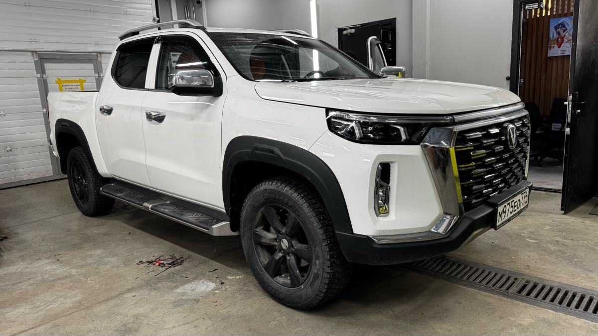 Установка усилителя и акустики в Changan Hunter
